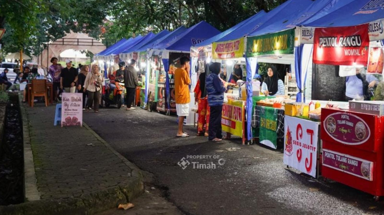 PT Timah Dukung Specta Culinar di Taman Sari Sungailiat