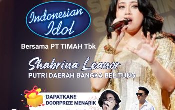 Dukung Shabrina di Grand Final Indonesian Idol, PT Timah Gelar Nobar di 3 Kabupaten di Babel