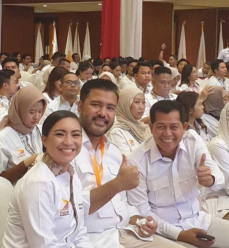 Hadir di Kongres TIDAR, Basit Cinda Duduk Bareng Harwendro dan Sara Djojohadikusumo