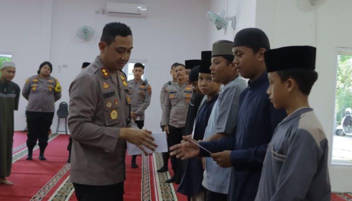 Polri Peduli, Kapolres Bangka Sambangi Panti Asuhan Pesantren
