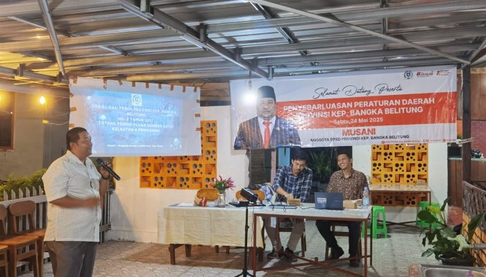 Musani: Potensi Laut Babel Besar, Tapi Nelayan Belum Sejahtera