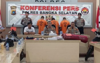 Polres Bangka Selatan Ungkap Beragam Kasus Kejahatan Selama Operasi Pekat