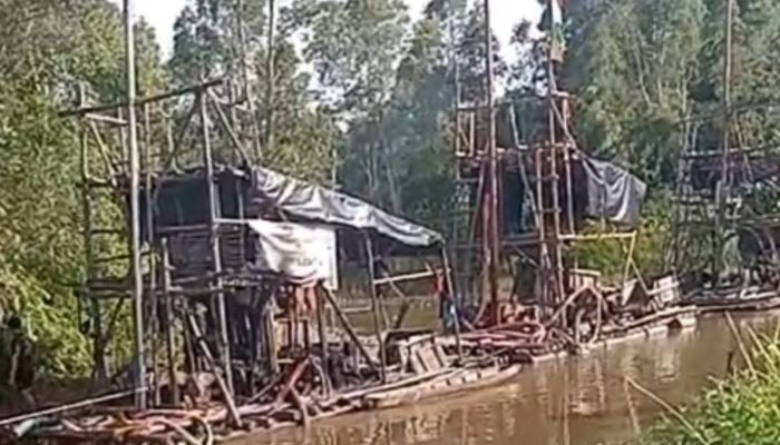 Hutan Produksi dan DAS Kubu di Desa Batu Betumpang Diduga Dijarah Tambang Ilegal