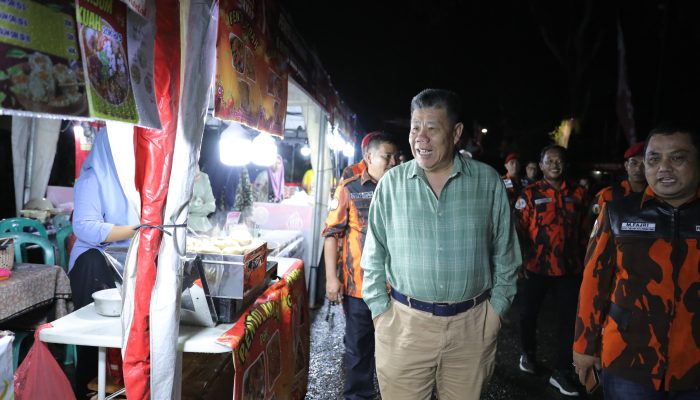 Gubernur Babel Sambangi Pesta Rakyat Pemuda Pancasila dan Borong Produk UMKM