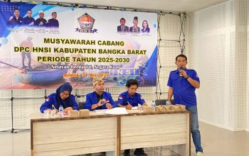 Prima Augusta Terpilih Aklamasi Pimpin HNSI Bangka Barat, Janji Jaga Marwah Organisasi