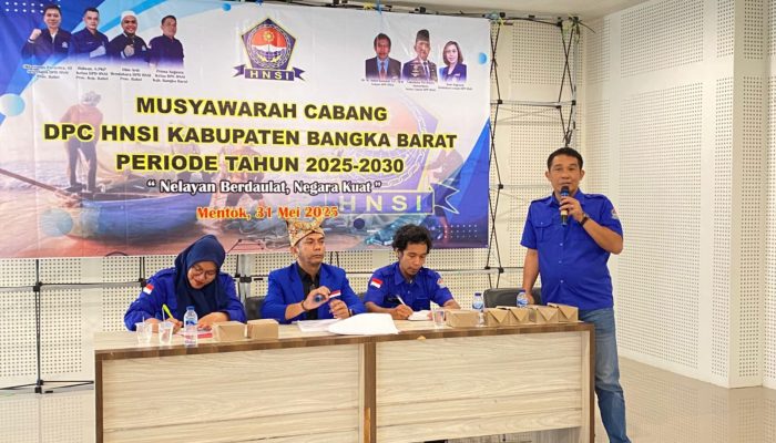 Prima Augusta Terpilih Aklamasi Pimpin HNSI Bangka Barat, Janji Jaga Marwah Organisasi