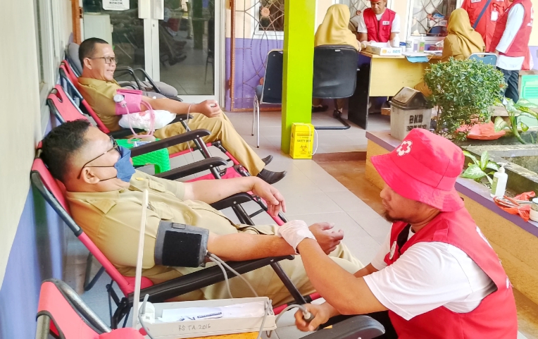 Setetes Darah untuk Kemanusiaan: PMI Basel Gencarkan Donor Darah di Lingkup Pemkab