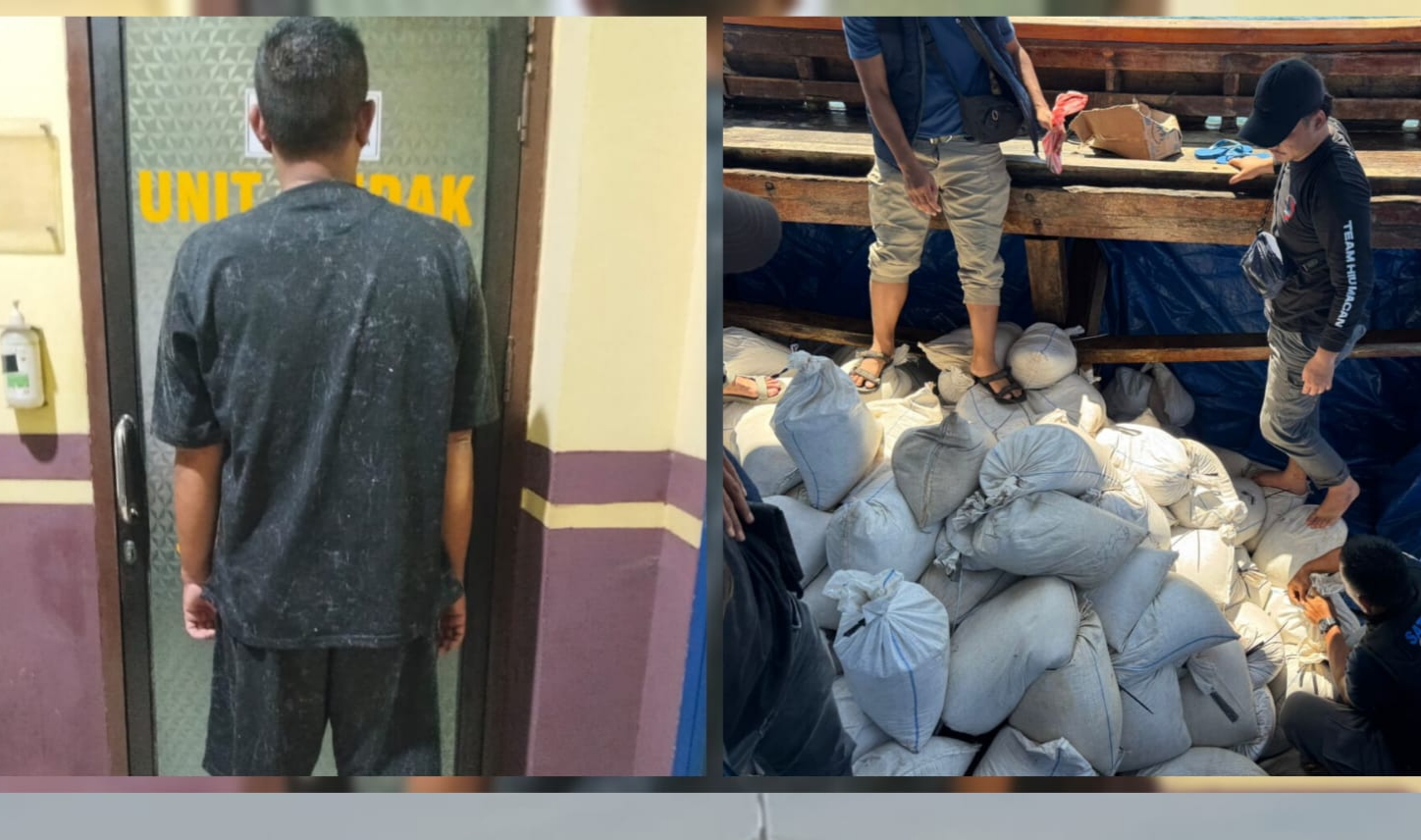 Gagalkan Penyelundupan 20 Ton Timah Ilegal Tujuan Malaysia, Ditpolairud Polda Babel Tetapkan 1 Orang Tersangka