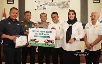 PT Timah Salurkan 30 Sapi Kurban di Bangka Selatan, Riza Herdavid: Ini Sangat Luar Biasa
