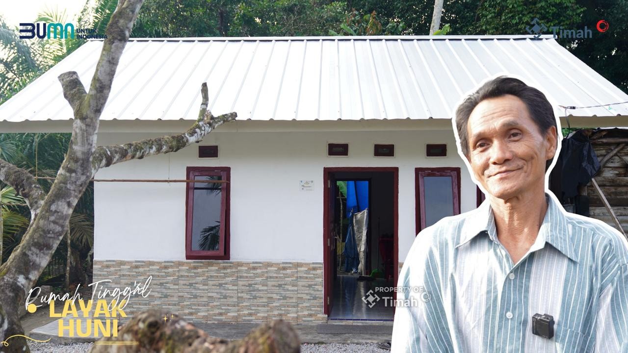 Suparjan Menangis Haru Dapat Rumah Baru dari PT Timah