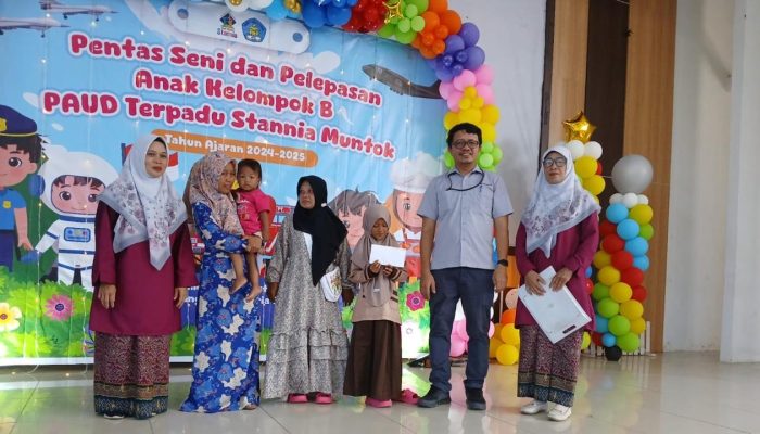 Dukung PAUD, PT Timah Fasilitasi Pentas Seni Meriah TK Stannia Muntok