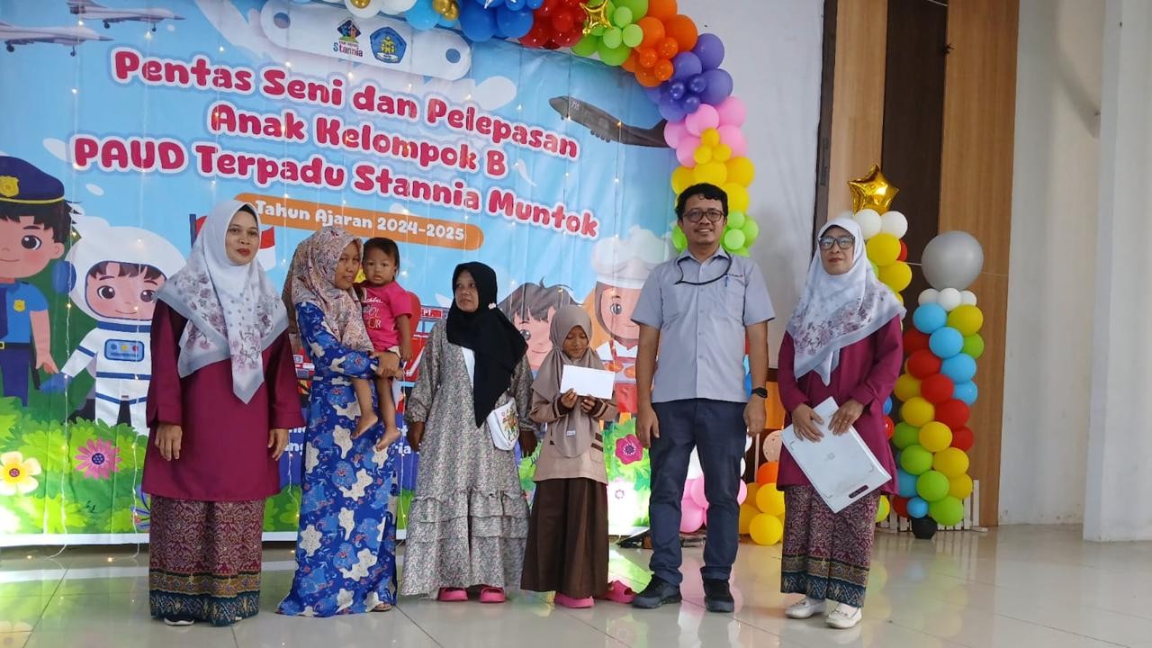 Dukung PAUD, PT Timah Fasilitasi Pentas Seni Meriah TK Stannia Muntok