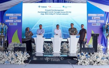 PT Timah Industri Resmikan PLTS 303,1 kWp di Cilegon