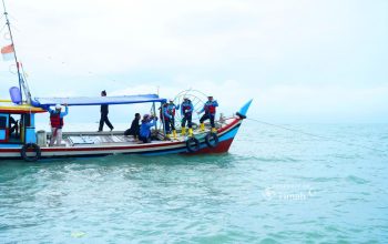 PT Timah Tenggelamkan Artificial Reef di Tanjung Kubu