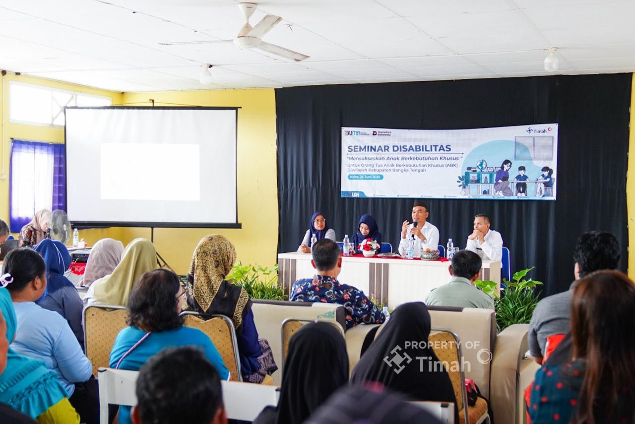 Peduli Anak Berkebutuhan Khusus, PT Timah Gelar Seminar Disabilitas di SLBN Koba