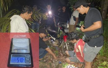 Tak Kapok Dipenjara, Piyi Kembali Ditangkap Polisi Saat Transaksi Narkoba di Kebun Sawit Toboali