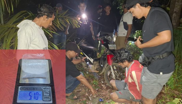 Tak Kapok Dipenjara, Piyi Kembali Ditangkap Polisi Saat Transaksi Narkoba di Kebun Sawit Toboali