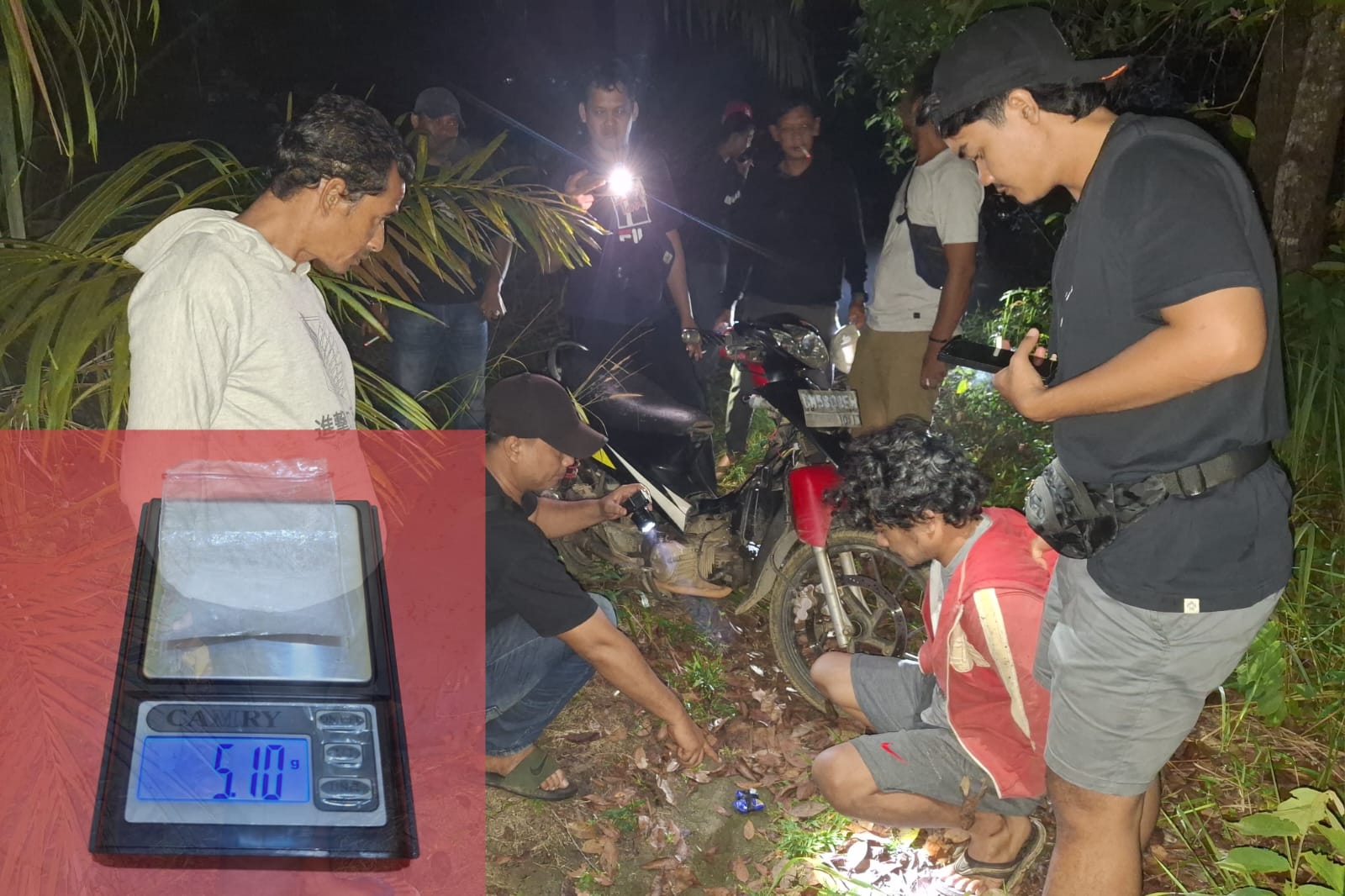 Tak Kapok Dipenjara, Piyi Kembali Ditangkap Polisi Saat Transaksi Narkoba di Kebun Sawit Toboali