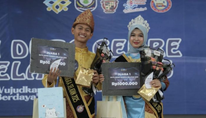 Selamat, Fahri dan Riska Dinobatkan Sebagai Duta Genre Bangka Selatan 2025