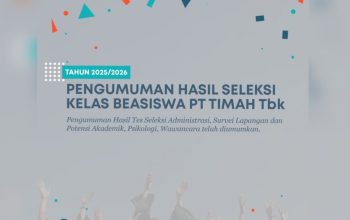Dari 248 Pendaftar, 36 Lolos Beasiswa PT Timah 2025: Cek di Sini Link-nya