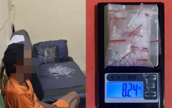 Tua-Tua Edarkan Sabu, Pria 56 Tahun di Toboali Diciduk dengan 35 Paket Siap Jual