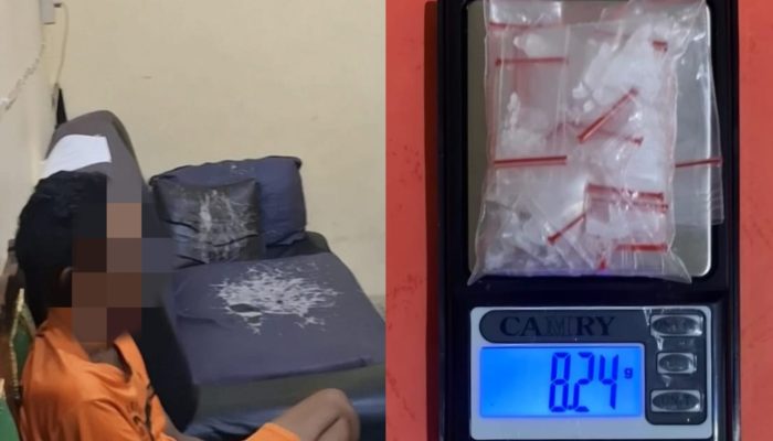 Tua-Tua Edarkan Sabu, Pria 56 Tahun di Toboali Diciduk dengan 35 Paket Siap Jual