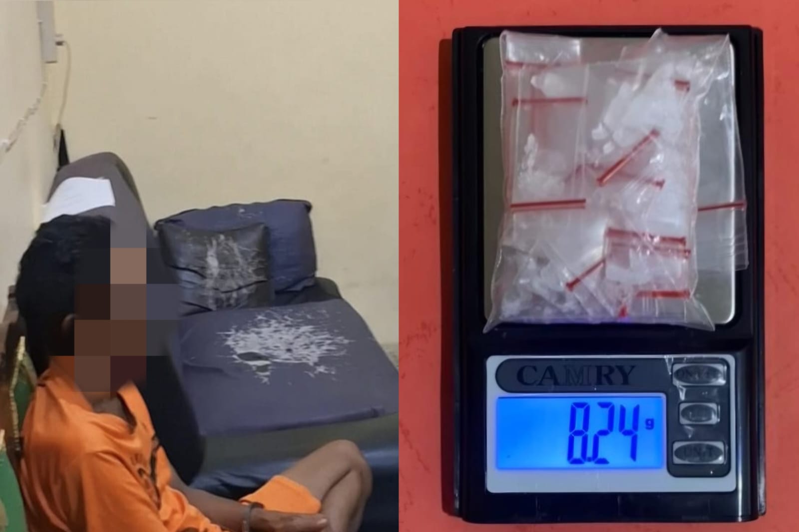 Tua-Tua Edarkan Sabu, Pria 56 Tahun di Toboali Diciduk dengan 35 Paket Siap Jual