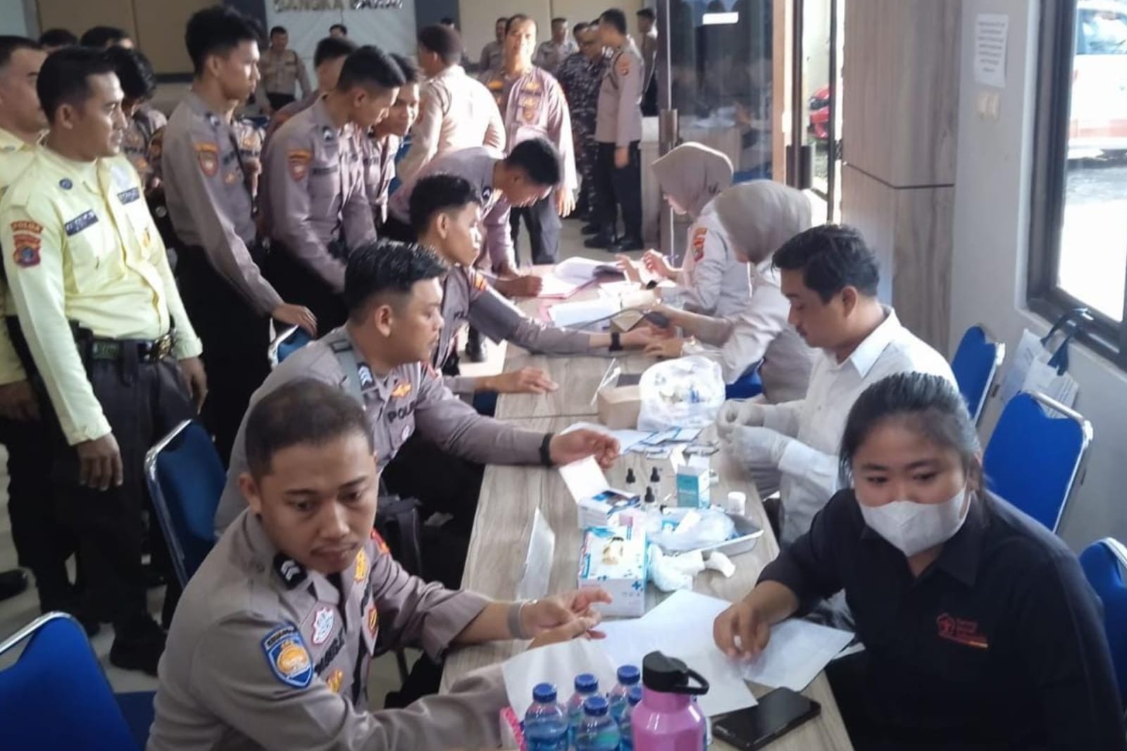 Aksi Kemanusiaan di Mapolres Bangka Barat: 55 Kantong Darah Terkumpul untuk Sesama