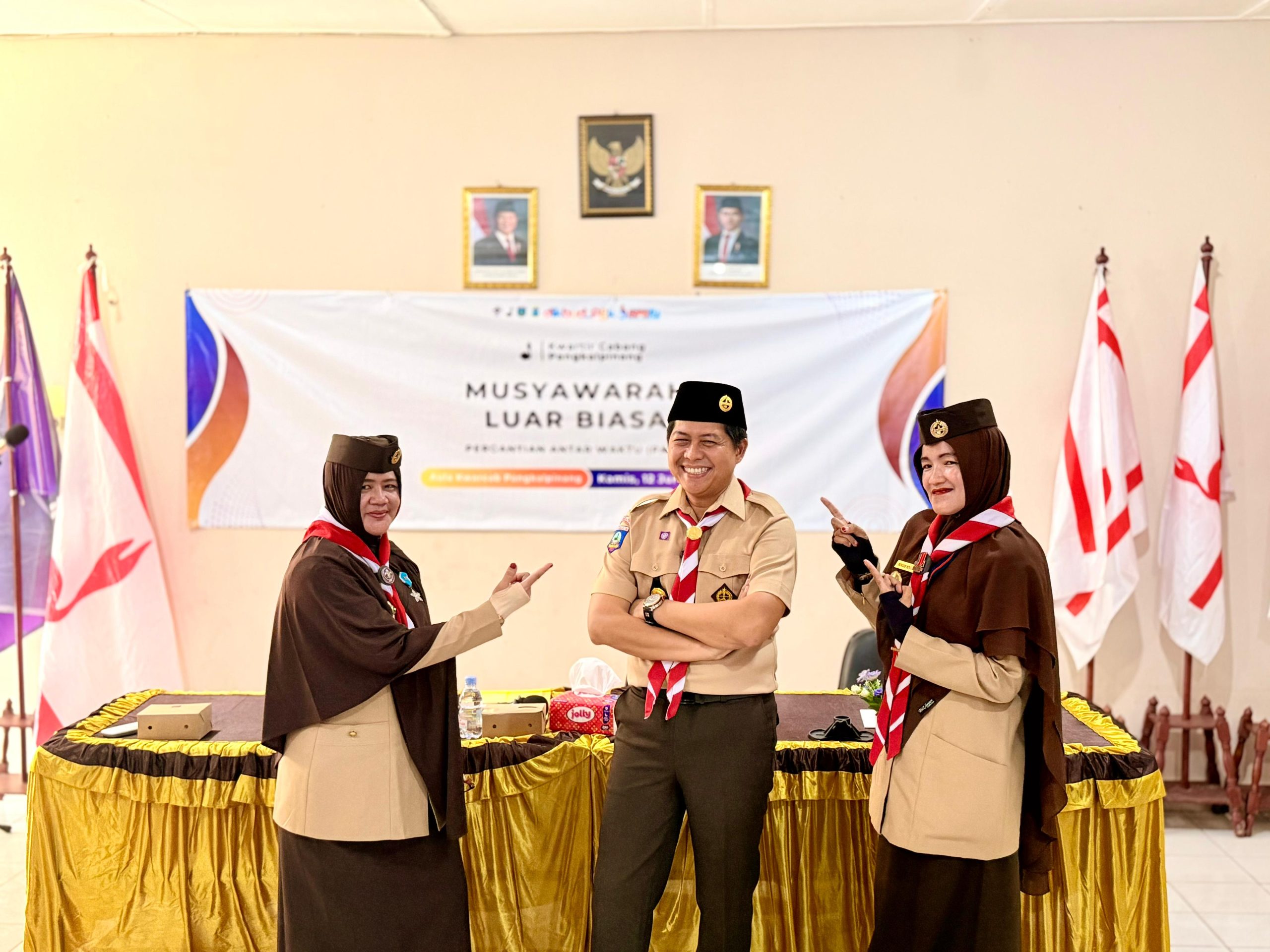 Tokoh Muda Basit Cinda Resmi Nahkodai Pramuka Pangkalpinang