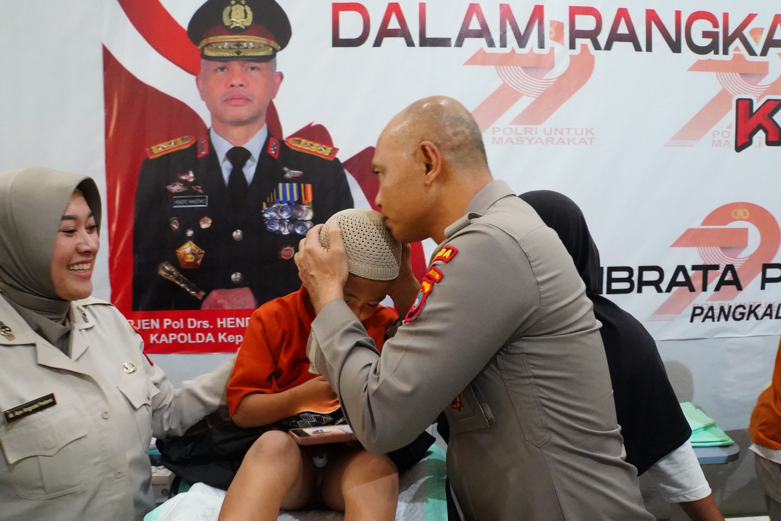 Puluhan Anak Ikuti Khitanan Massal Polda Babel 