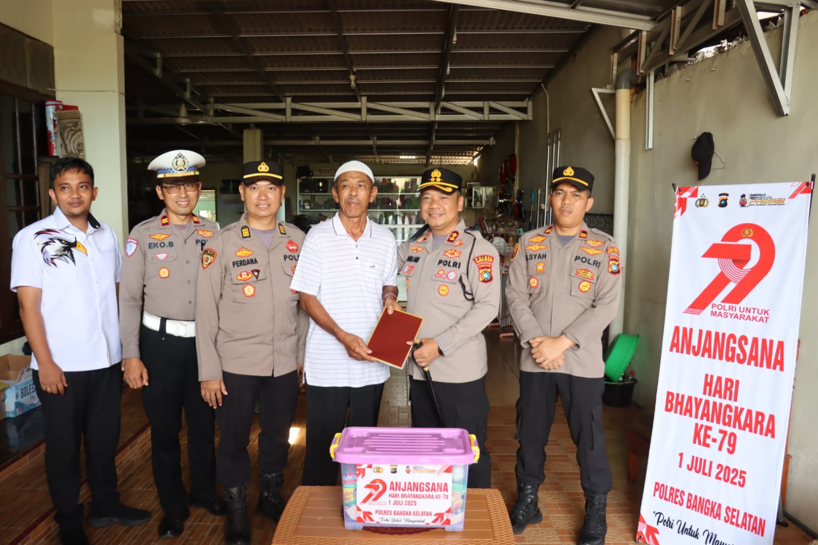 Polres Bangka Selatan Gelar Anjangsana untuk Purnawirawan dan Warakawuri