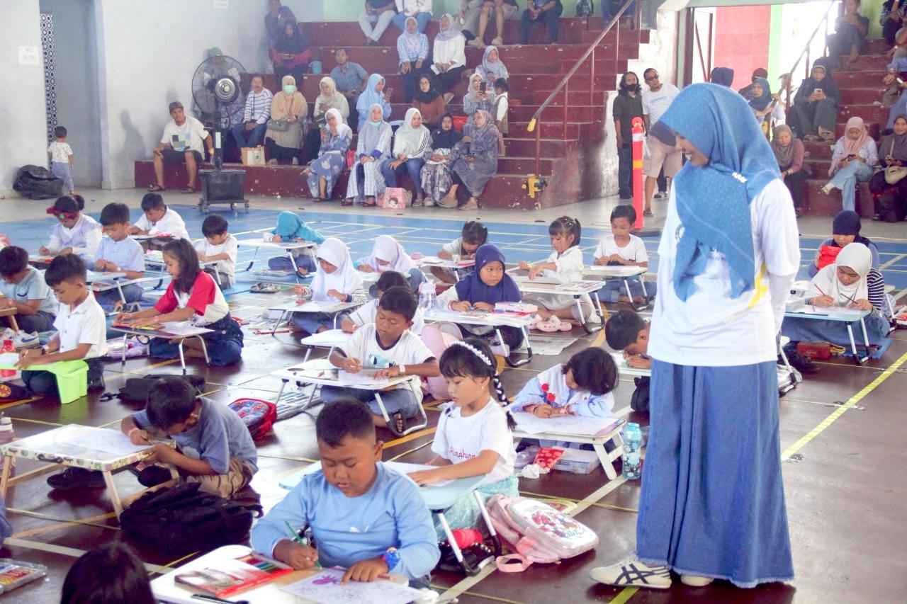 PLN Belitung Edukasi Potensi Energi Laut Lewat Lomba Mewarnai
