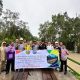 Wakil Bupati Basel Apresiasi Bantuan CSR PT FAL dan TBJ untuk Perbaikan Jembatan Jeriji-Tepus