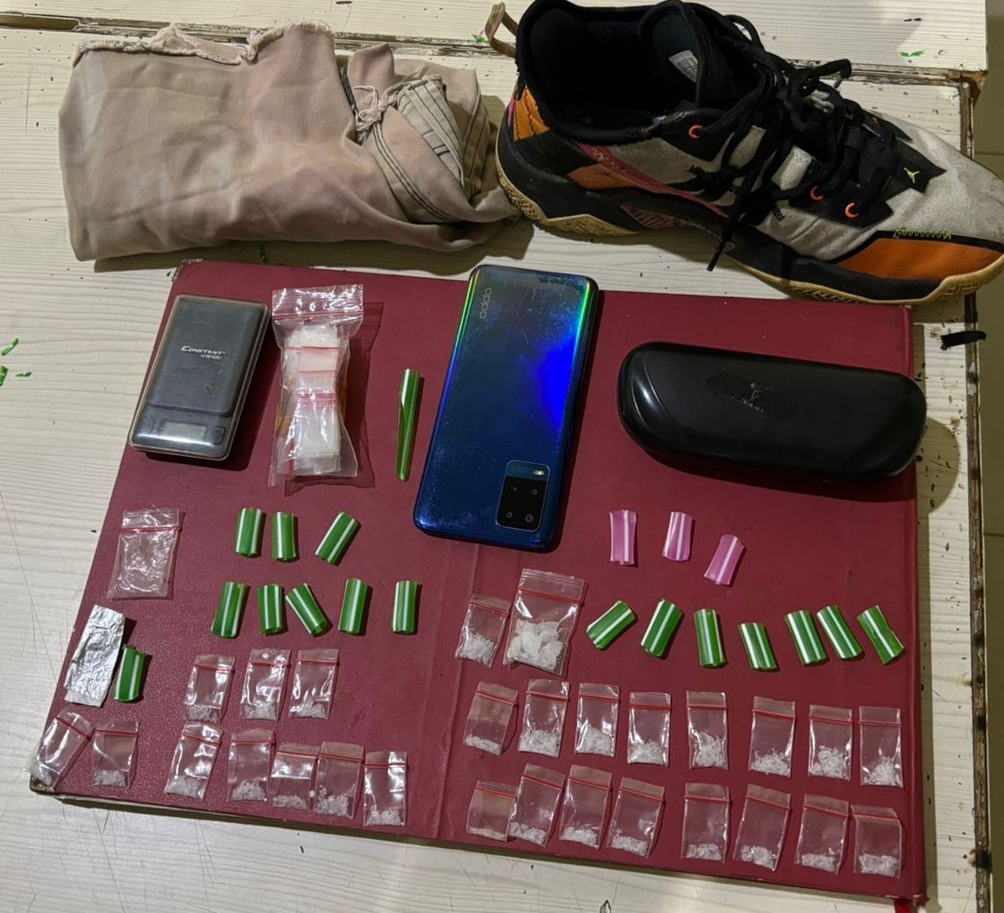 Disergap Polisi Saat Edarkan Sabu di Pinggir Jalan, Egi Tak Berkutik