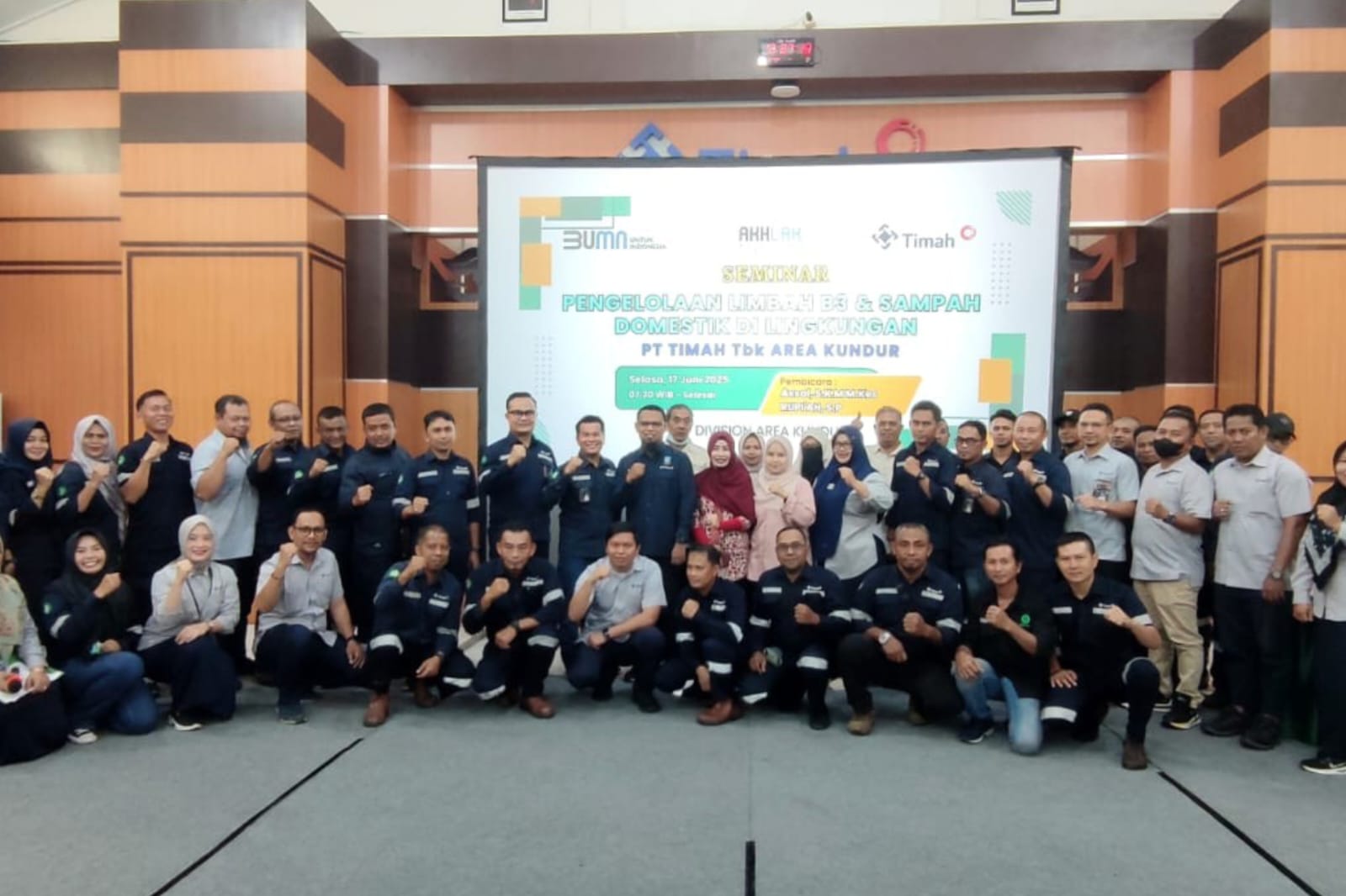 PT Timah Gelar Seminar Pengelolaan Limbah B3 di Kundur