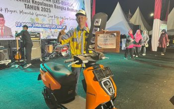 Siswa SMKN 2 Pangkalpinang Raih Juara 1 Lomba TBSM 2025, Bawa Pulang Honda Icon e