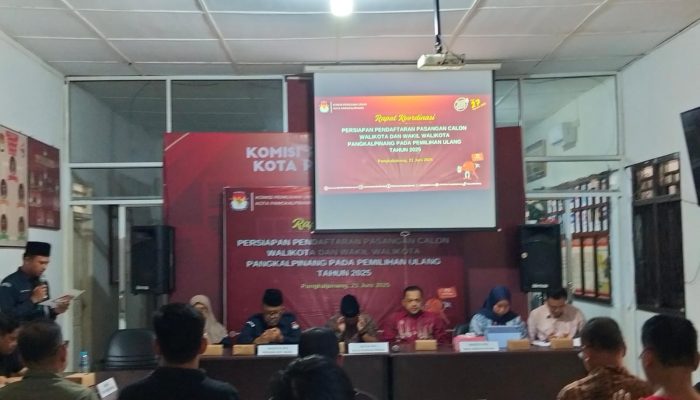 Pemkot Pangkalpinang Dukung KPU Sukseskan Pilkada Ulang 2025