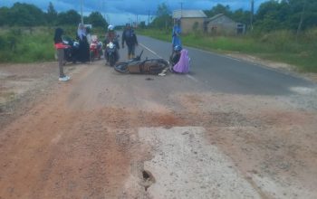 Miris! Akses Jalan Sadai-Pasir Putih Rusak Imbas Crossing Perusahaan Tambak Udang