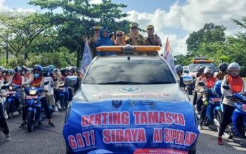 Peringati Harganas ke-32, Pemkab Basel Gelar Konvoi Kirab Bangga Kencana