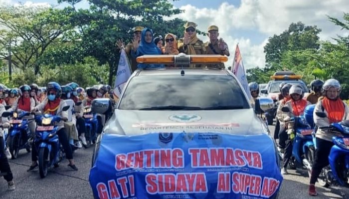 Peringati Harganas ke-32, Pemkab Basel Gelar Konvoi Kirab Bangga Kencana