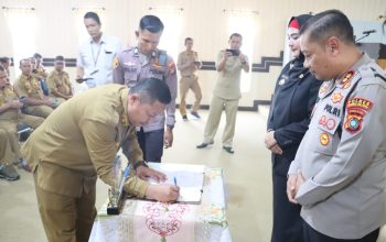 Polres Basel dan APDESI Sepakat Kawal Dana Desa Lewat MoU
