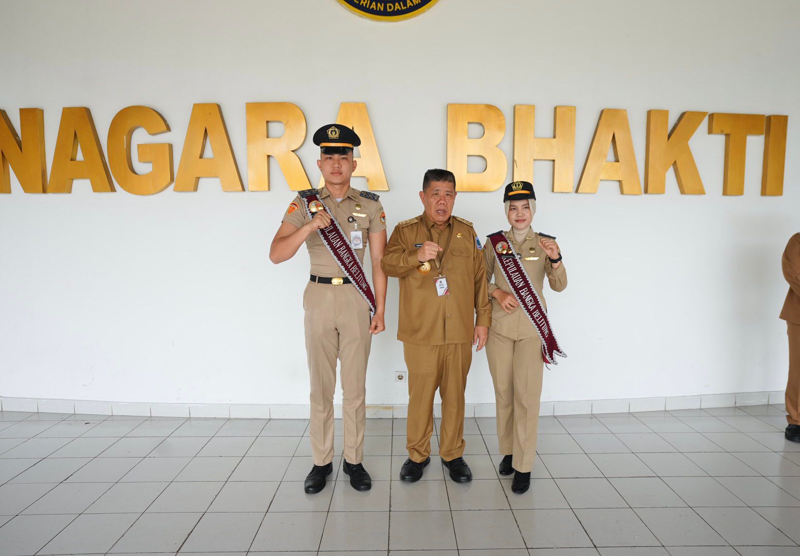 Gubernur Hidayat Jumpai Praja IPDN Asal Babel dan Beri Pesan Motivasi