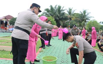36 Personel Polres Bangka Selatan Naik Pangkat, Kapolres: Jangan Berpuas Diri