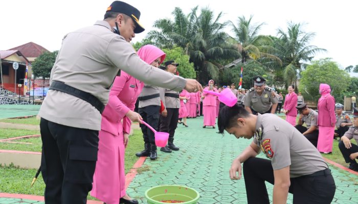 36 Personel Polres Bangka Selatan Naik Pangkat, Kapolres: Jangan Berpuas Diri