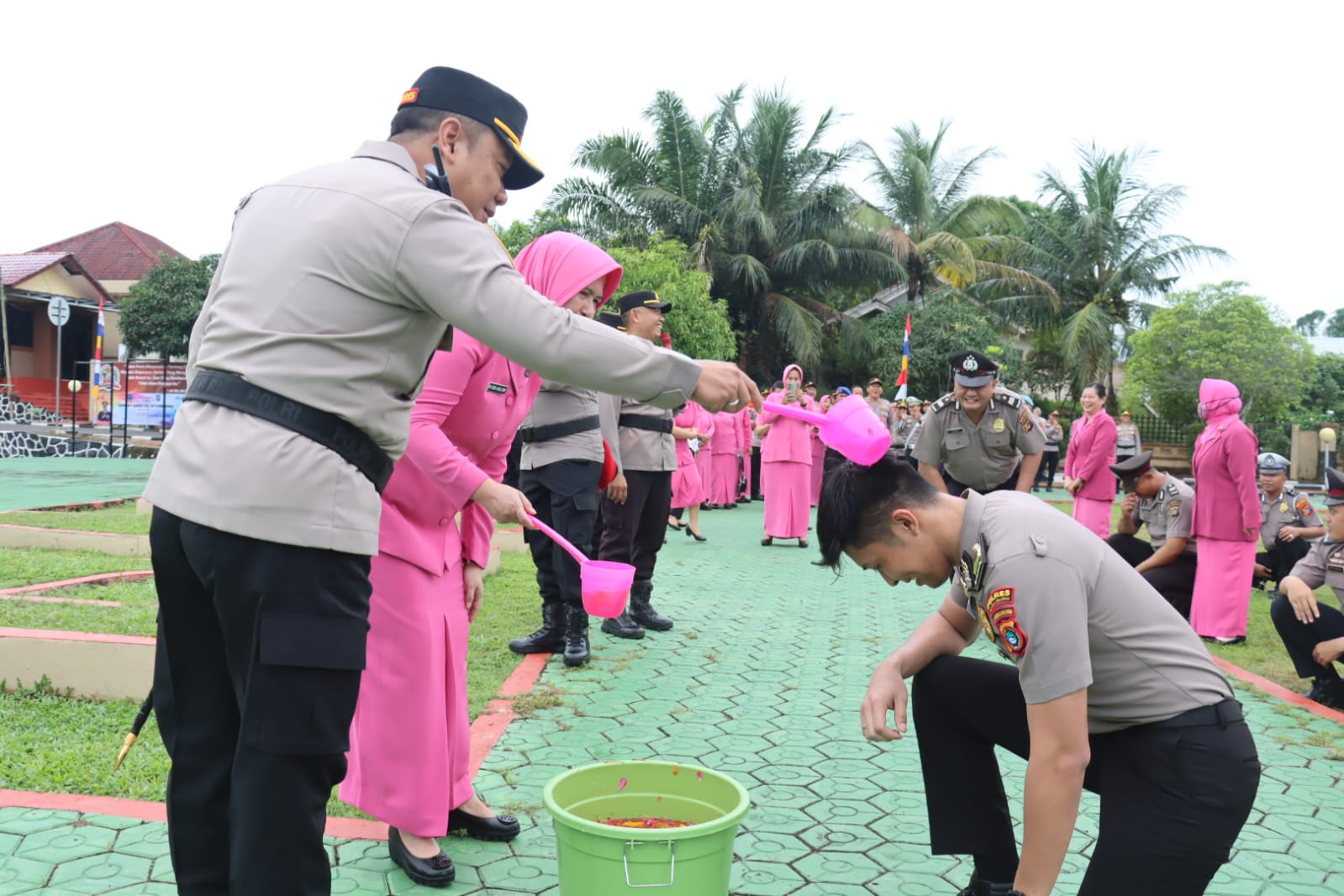 36 Personel Polres Bangka Selatan Naik Pangkat, Kapolres: Jangan Berpuas Diri