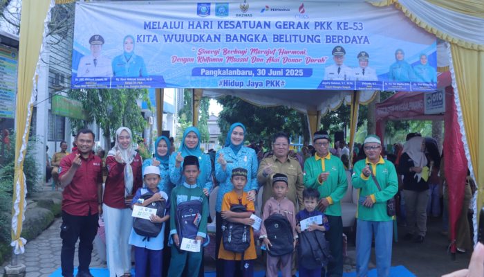 PKK Babel Gelar Khitanan Massal dan Baksos di Bangka Tengah