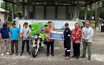 Bank Sampah Desa Lalang Dapat Bantuan Armada dari PT Timah