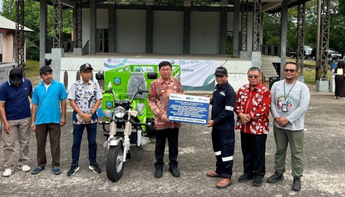 Bank Sampah Desa Lalang Dapat Bantuan Armada dari PT Timah