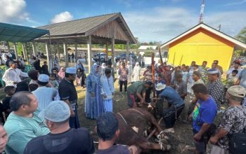 Wabup Basel Rayakan Iduladha di Desa Sengir, Minta Doa Agar Tetap Amanah