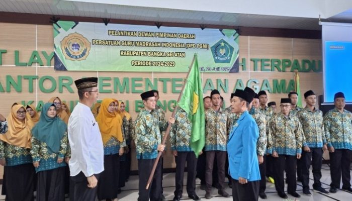 Pengurus Baru DPD PGMI Bangka Selatan Dilantik, Pemkab Minta Guru Madrasah Tanamkan Nilai Positif ke Siswa